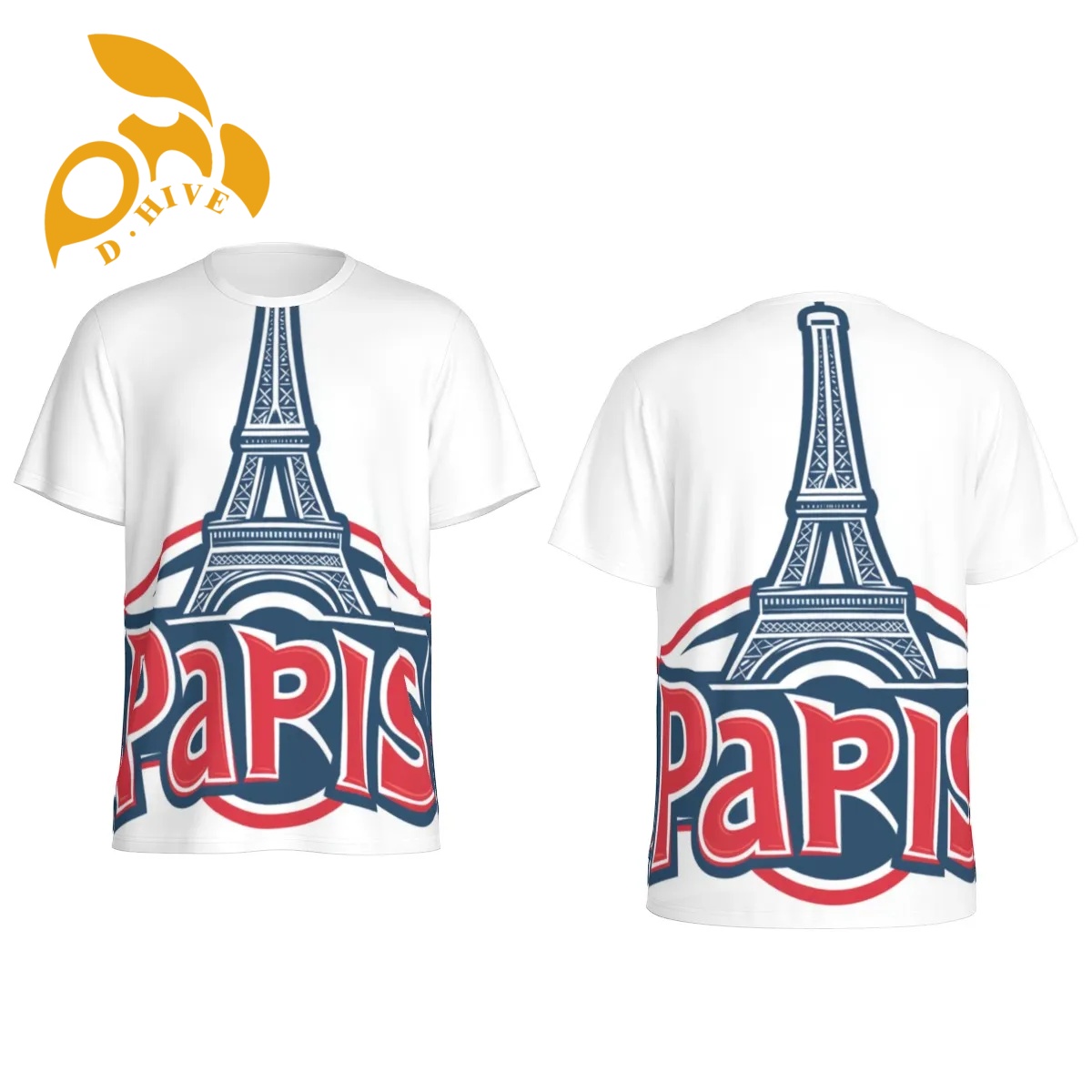 free shipping of customized fashionable All-Over Print Men's O-Neck Sports T-Shirt High-quality attractive popular classic