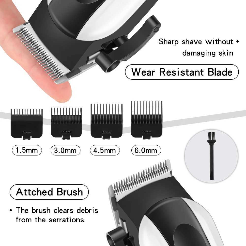 HIENA Professional Hair Clipper Hair cutting machine Rechargeable Hair Clippers Blade Cordless Electric Hair Trimmer Men Barber XJ250624