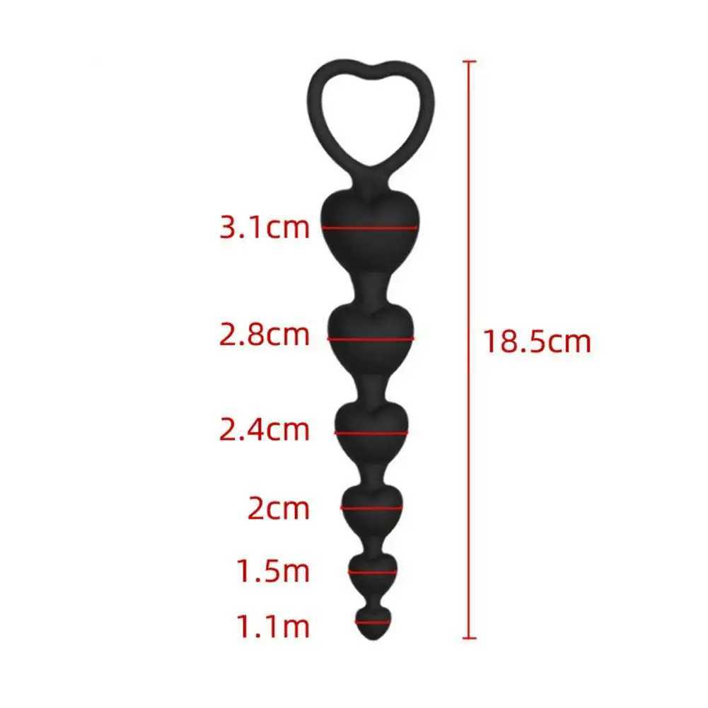 Super Long Anal Beads Anal Plug Prostate Massage Big Butt Plug Vaginal Balls Anal Stimulation Pull Bead Dildo Deep Anal Sex Toy W250624