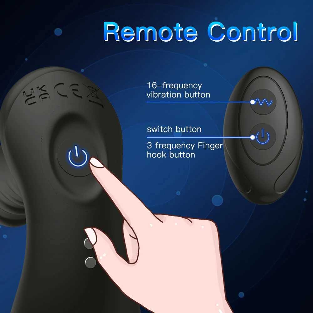 Male Prostate Massager Tickling Anal Vibrators Vibrating Butt Plug Vibrator GSpot Anal Dildo Stimulator Adult Sex Toys For Men W250624