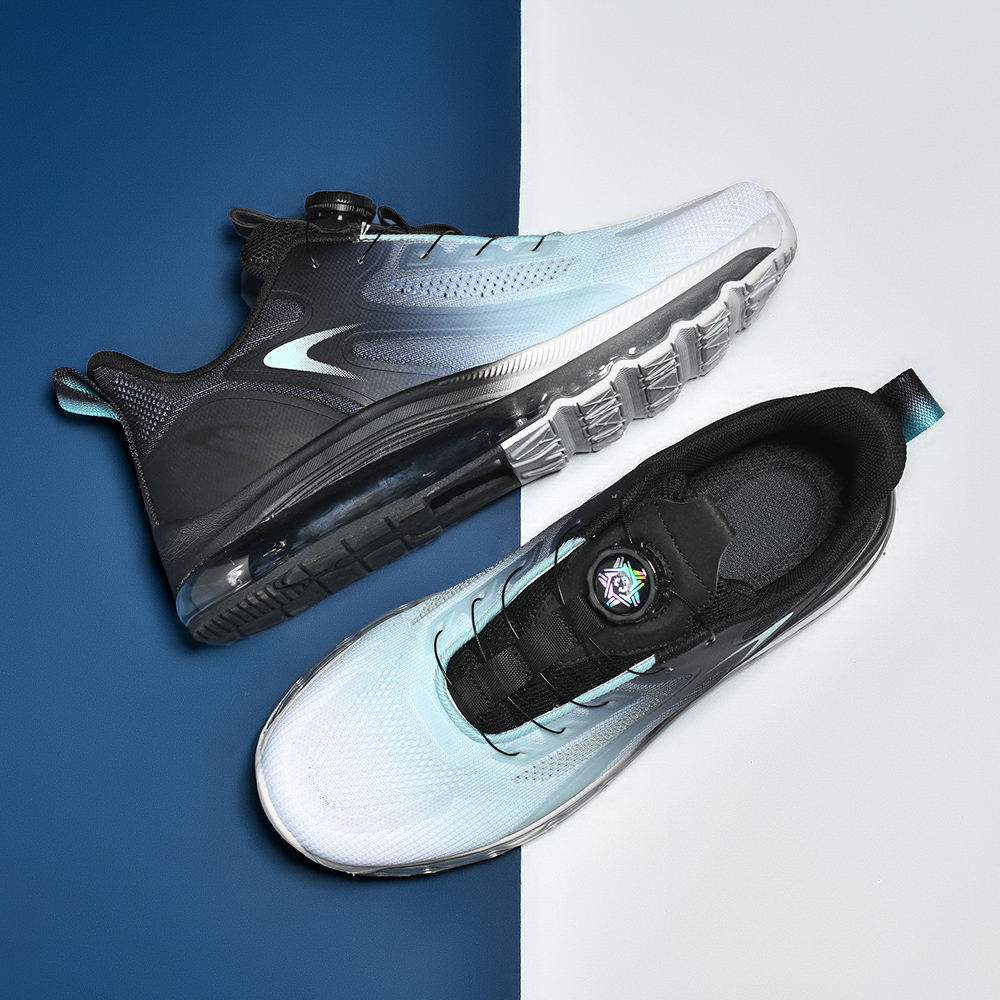 6665-Men's Running Shoes Air Cushion Sneakers Lightweight Non-slip Fashion Fitness Workout Walking Casual Running Shoes