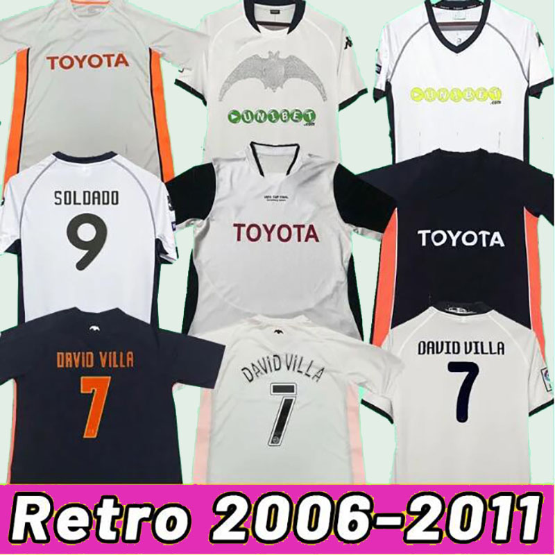 Valencia CF Retro Soccer Jerseys - Classic Football Shirts Featuring Deschamps, Carew, Aimar, Alonso, Zahovic, Albelda, Angulo, Romario, Mendieta - 1980 to 18