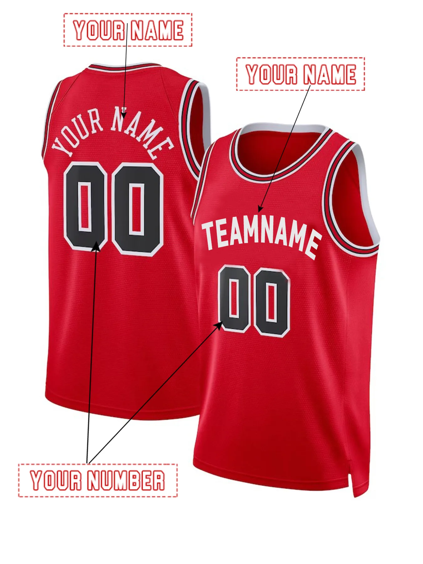 Custom Stitched Basketball Jersey - Personalized with Any Name Number - Horton-Tucker, Buzelis, Carter, Dosunmu, Duarte