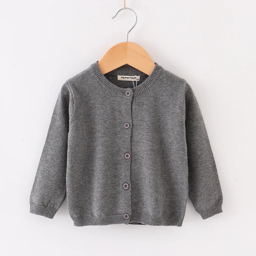 Autumn Girls Clothes Baby Casual Cardigan Solid Open Stitch Boys Soft Coats Children Sweaters Toddler Knit Jackets Full Sleeve 250716