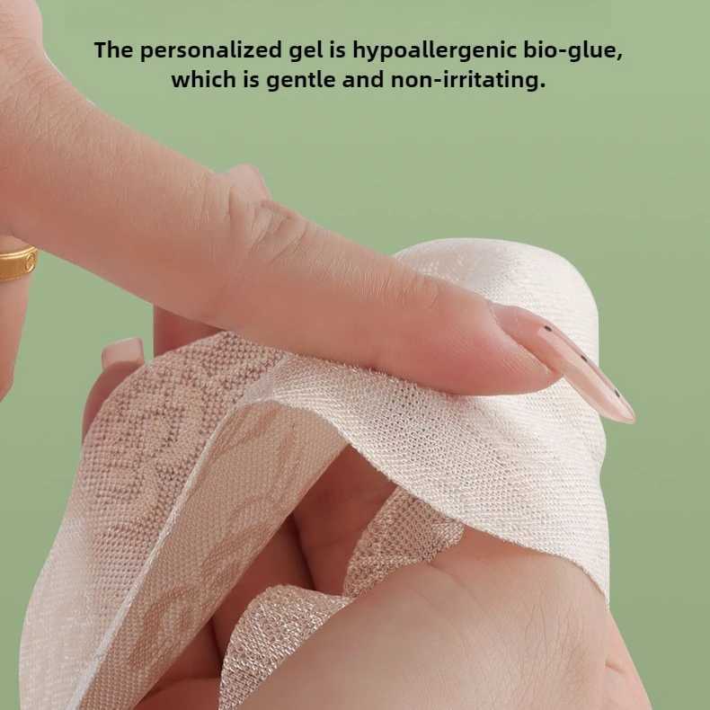 6Pair U Shape Self Adhesive Breast Stickers for Women Invisible Bra Tape Sexy Lace Disposable Seamless Chest Paste Sticker W250624