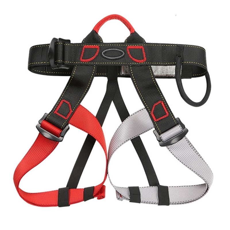 Outdoor Rock Climbing Harness Professional Sports Harnesses Waist Support Half Body Safety Belt Aerial Survival Mountain Tools 250611