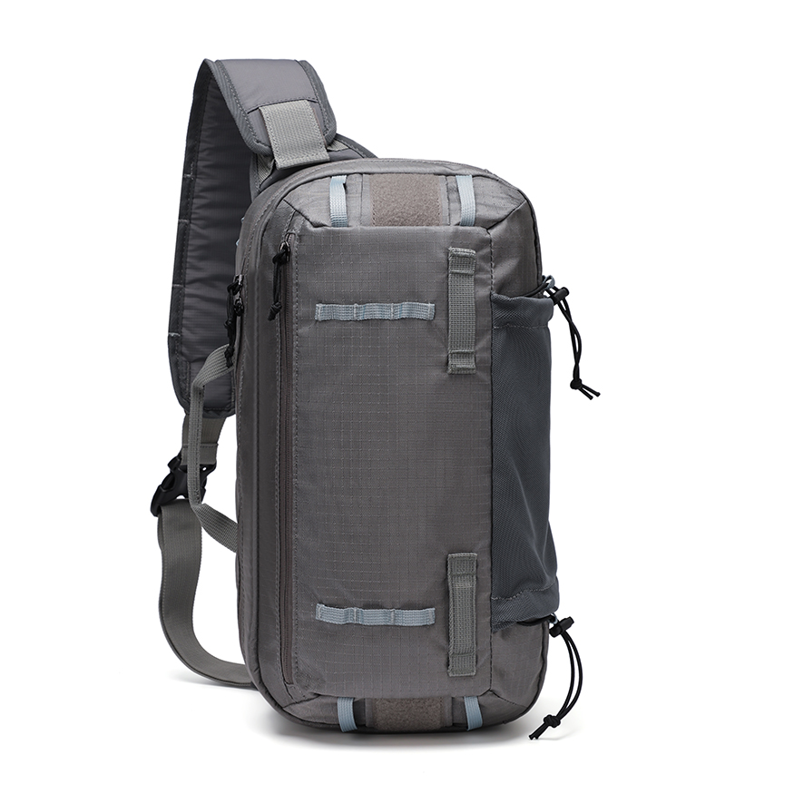 New chest bag, waterproof commuting men's shoulder bag, men's large capacity outdoor storage bag, travel and hiking shoulder bag