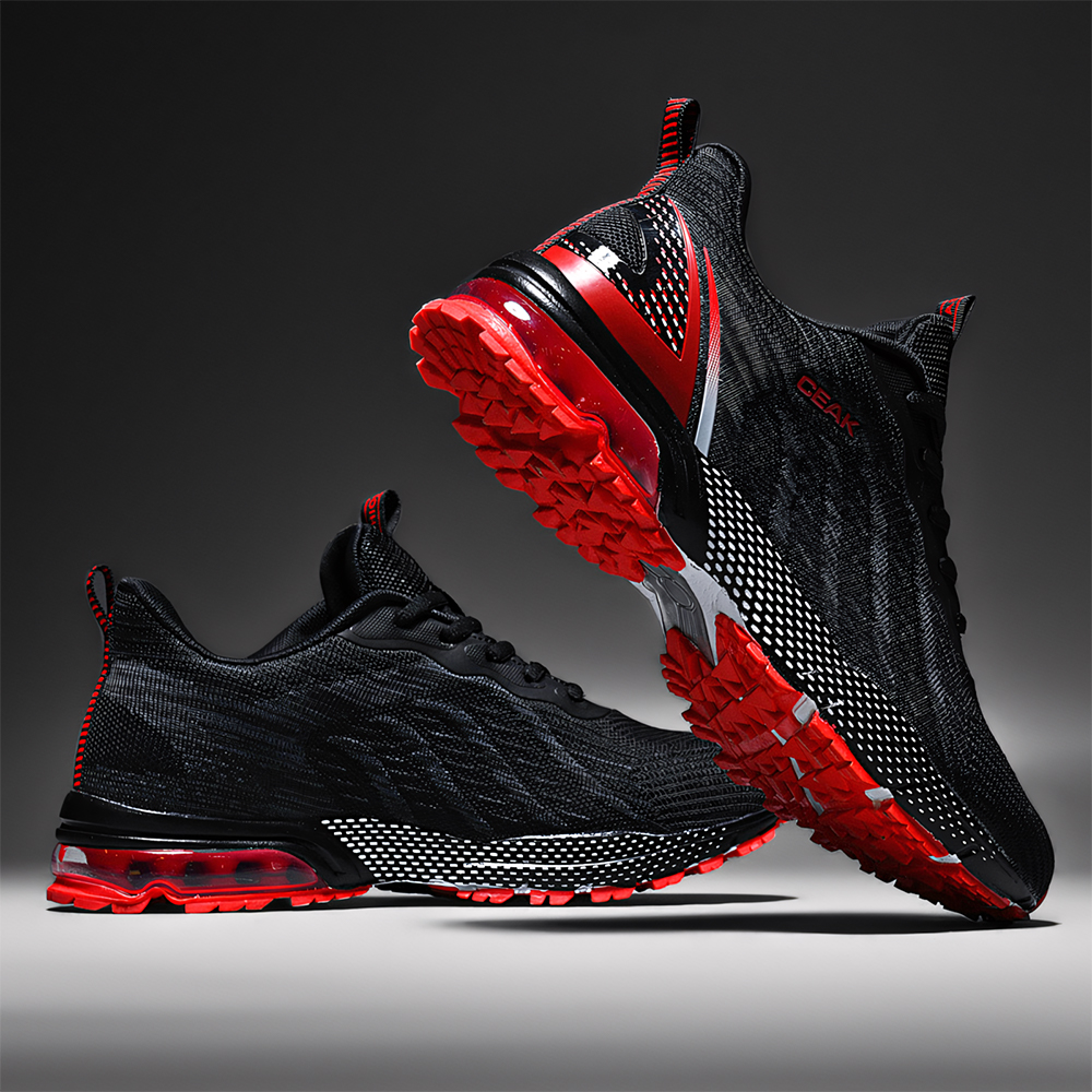 5029-Men's New Fashion Basketball SneakersMen's ShoesAir Cushion Shoes, Non-slip Flying Woven Popular Sneakers, Mesh Breathable Running Bask