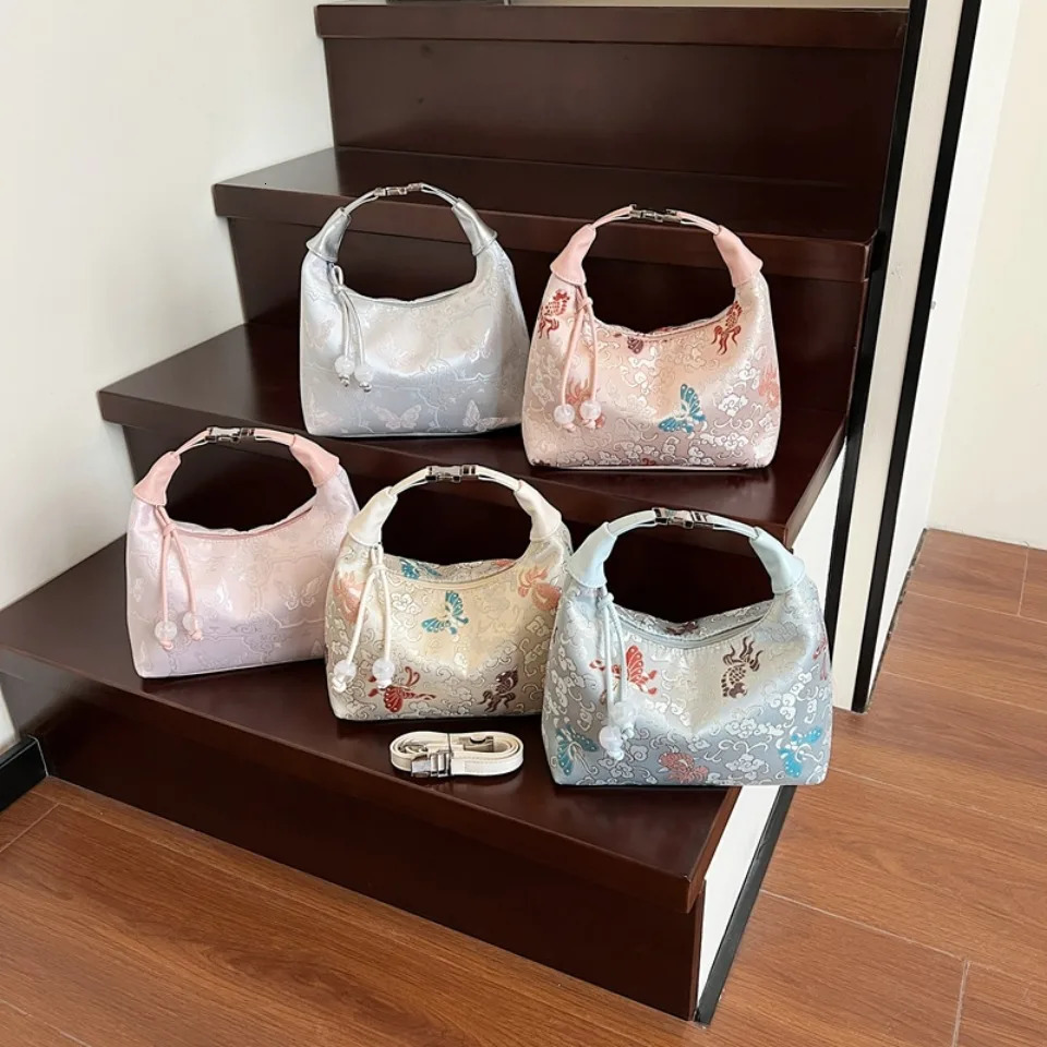 Embroidery Chinese Style Small Crossbody Bags for Women y ner Silk Handbags and Purses Shoulder Bag Sac a main 250624