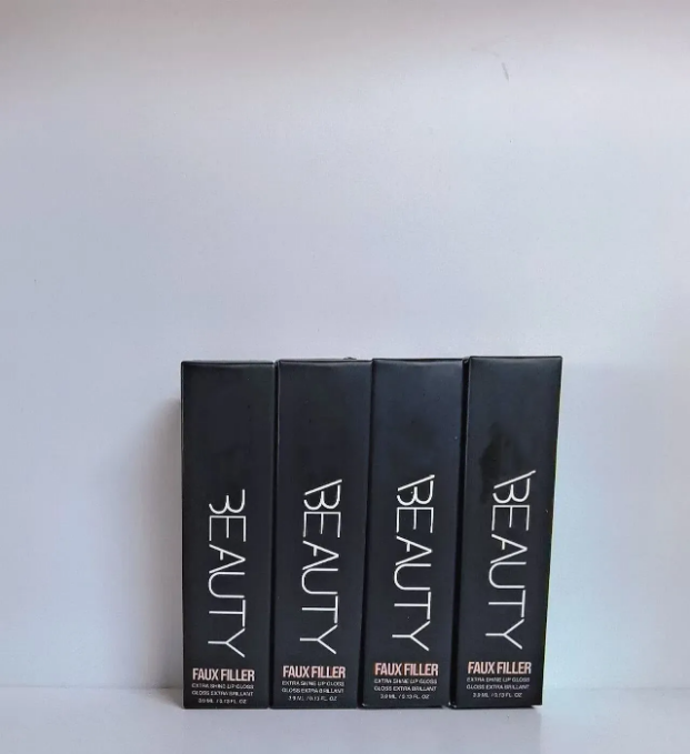 Huda Makeup gloss 3.9ml Faux Filler Extra Shine Lipgloss Brillant Liquid Lipstick Lip Plumper Brand Lipbalm Moisturizing Glitter Beauty Cosmetics Free