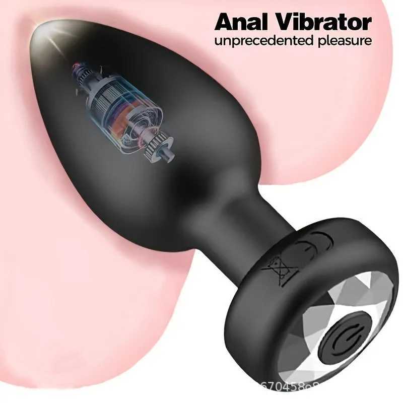 APP Wireless Remote Control Vibration Anal Masturbation Plug Waterproof Prostate Stimulator with Adjustable Speeds Adult Sex Toy W250624