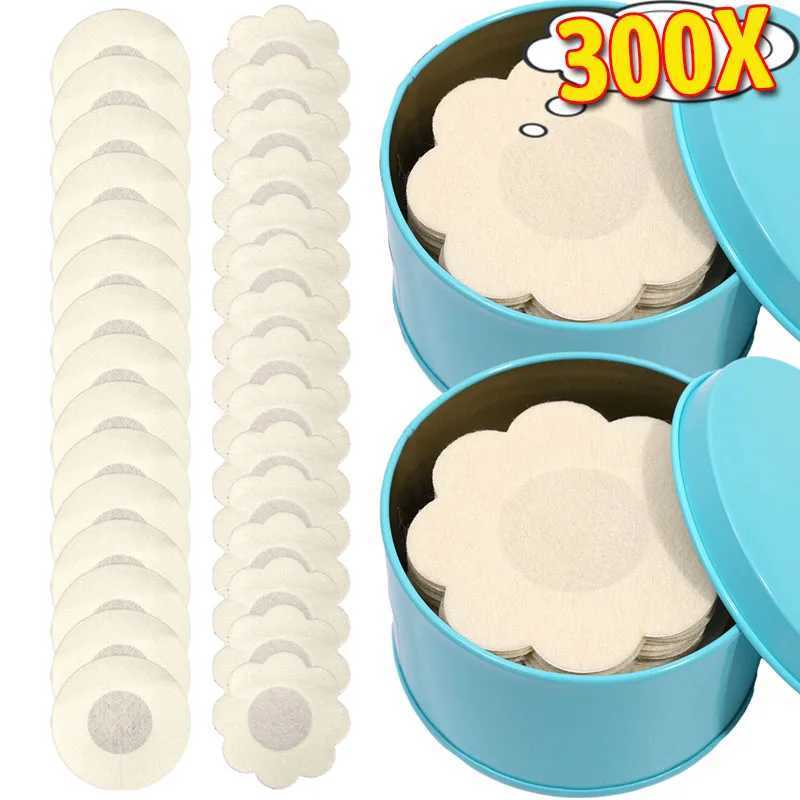 60/300Pcs Invisible Womens Nipple Cover Stickers Non-woven Breast Lift Tape Pasties Self-Adhesive Bra Padding Chest Paste Patch W250624