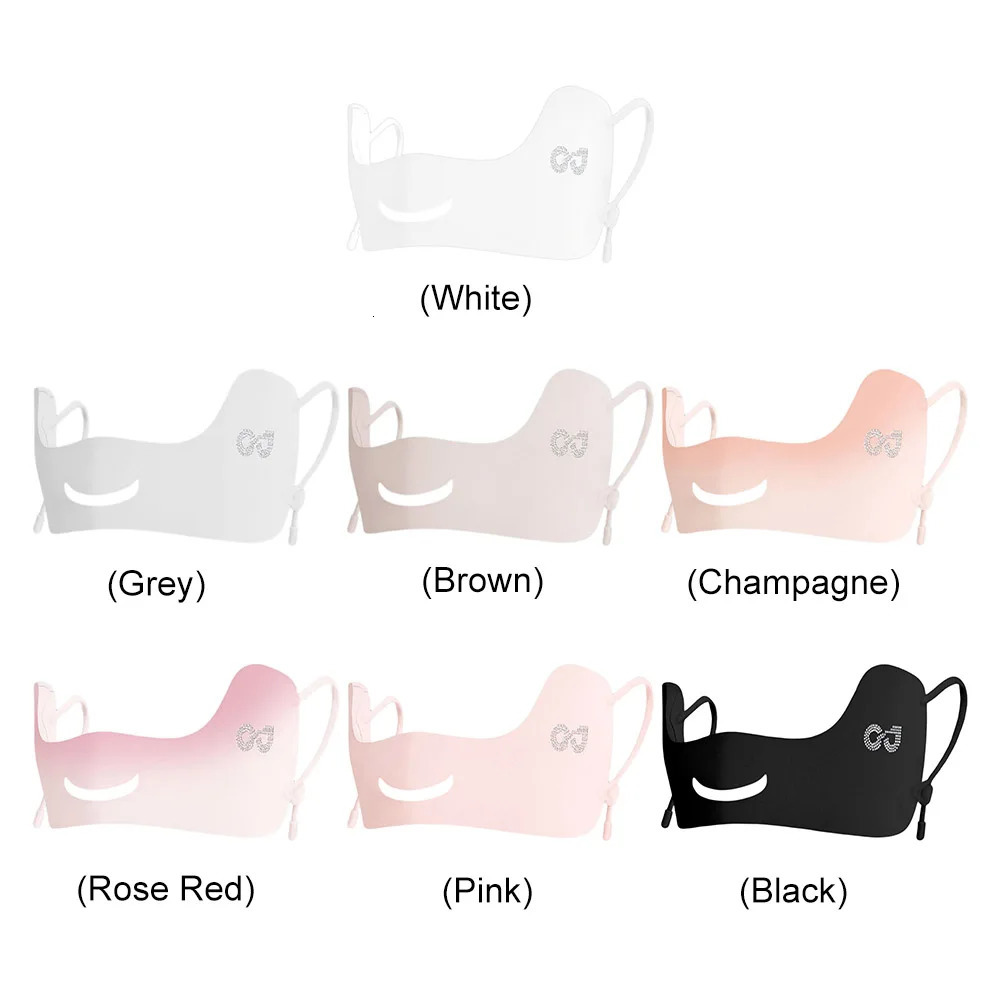 Sunscreen Mask Breathable Anti-UV Mask Ice Silk Face Shield Thin Face Scarf for Driving Cycling Running 250624