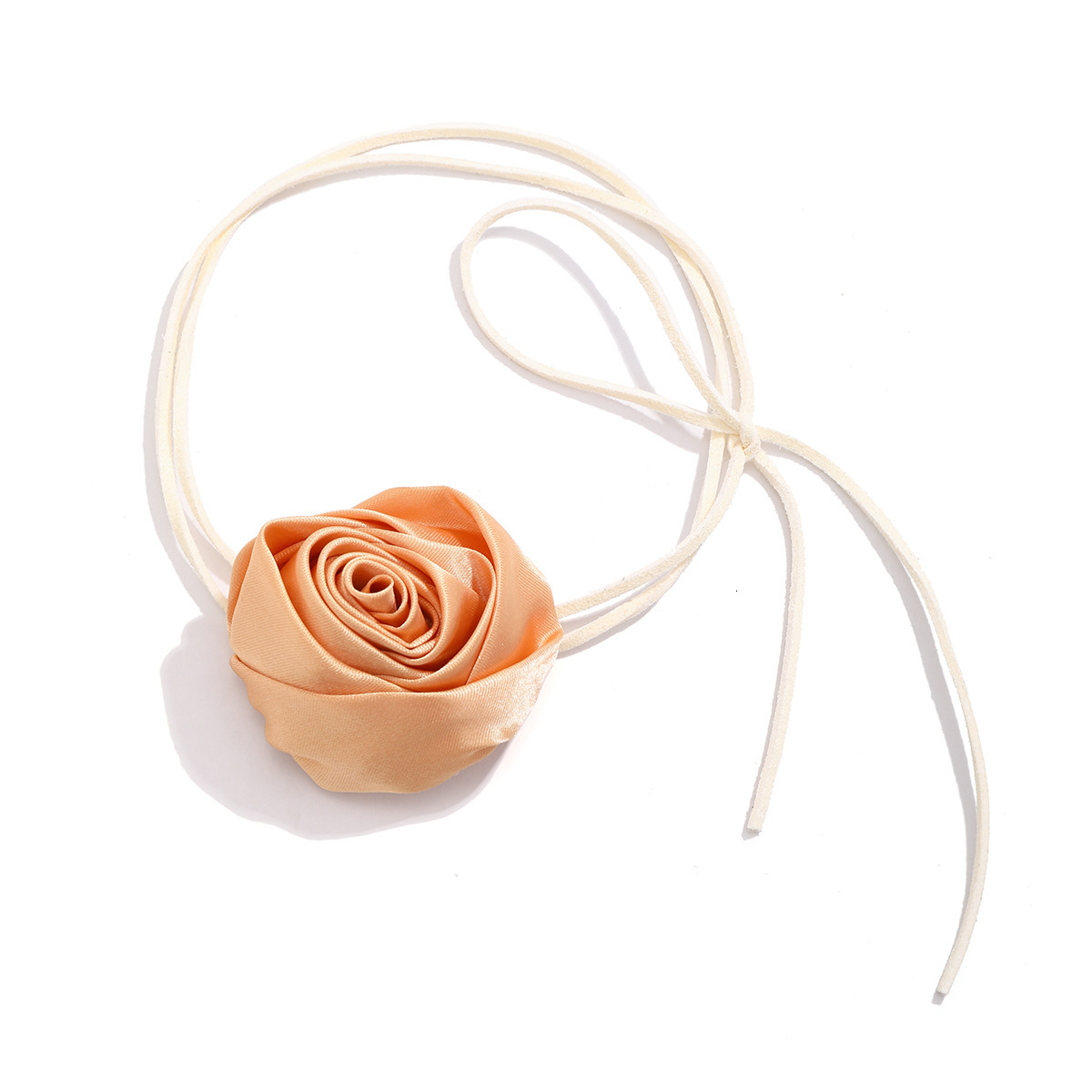 Accessories Pull Fabric Flower Collar Simple Veet Tassel Necklace Choker