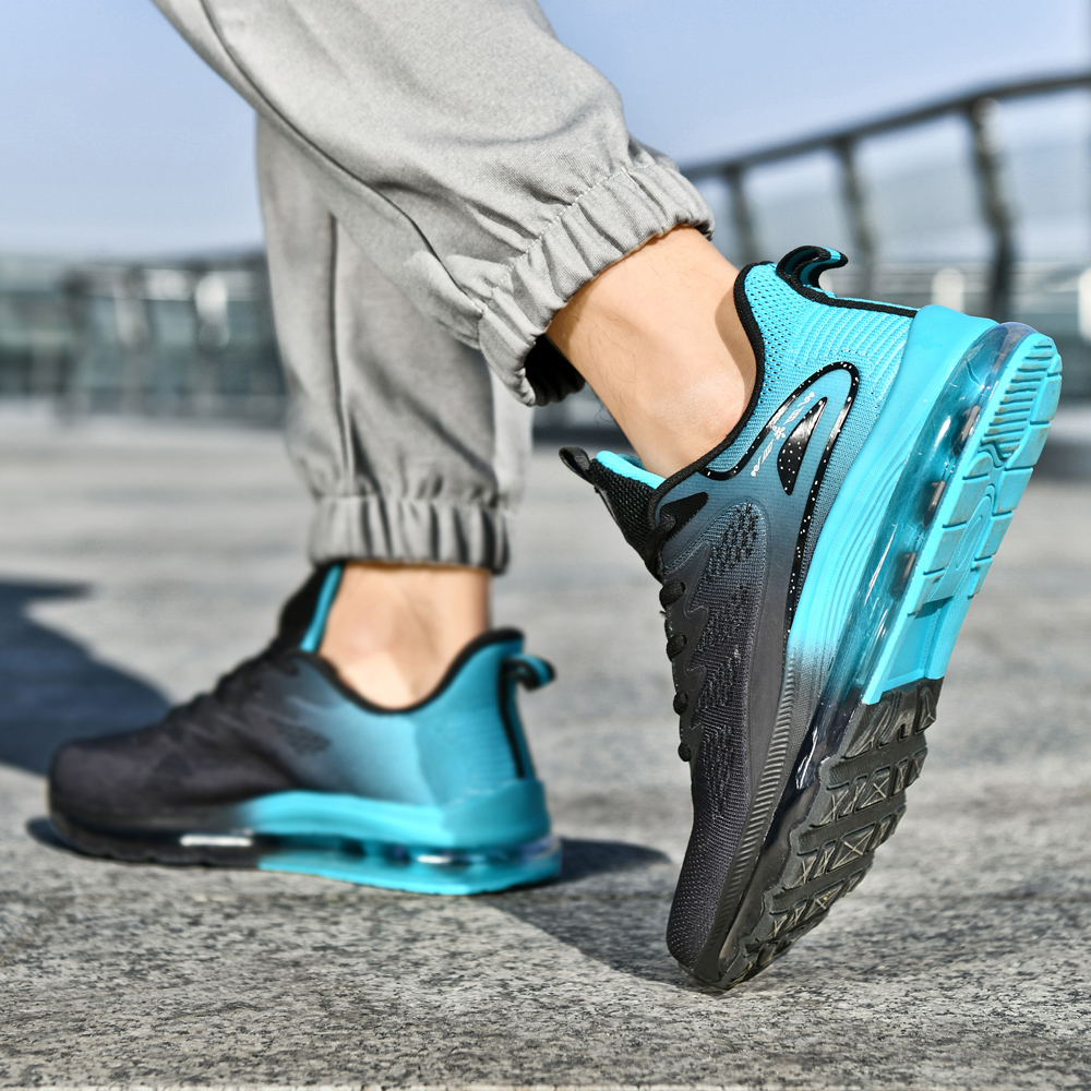 6662-New Men's Running Shoes Air Cushion Sneakers Fitness Sports Tennis Casual Running Shoes Durable Fashion Walking Shoes