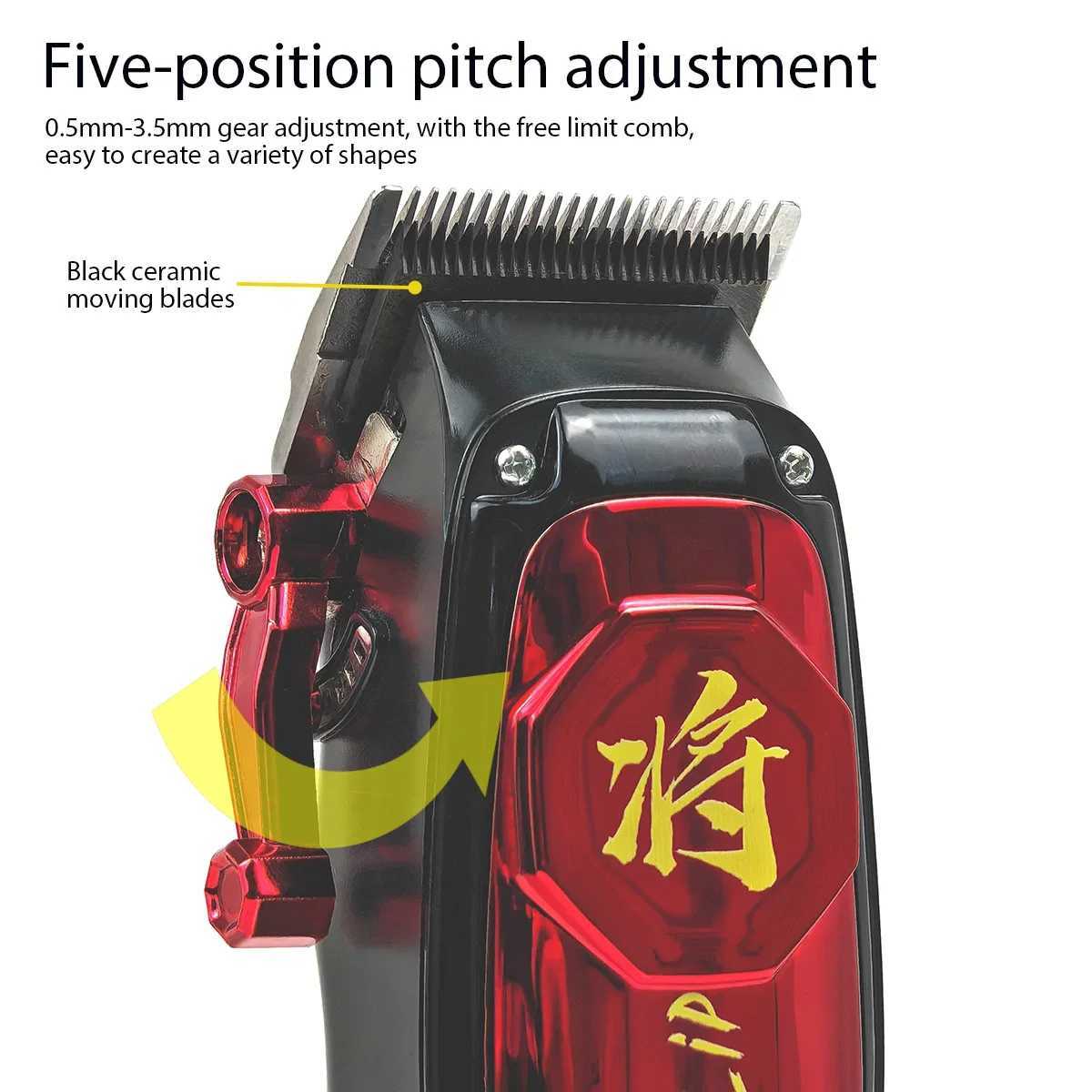 BRDCLP J10 7200RPM 10W Professional Hair Clipper FADE Blade Electric Trimmer Hair Cutting Machines for Men Barber Shop XJ250624