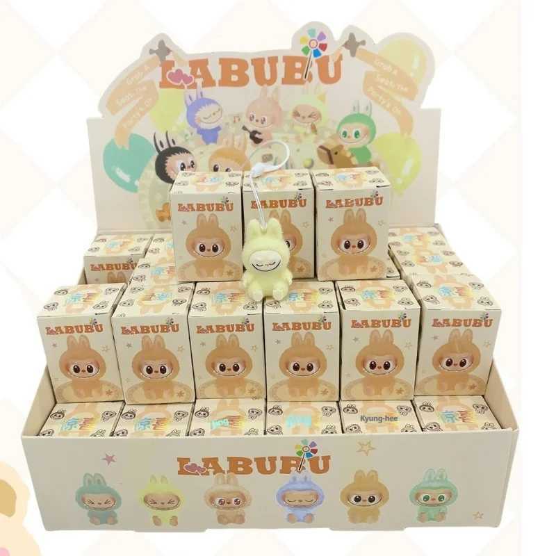 Labubu Blind Box Set of 48pcs Cartoon Resin Plush Pendants Ideal for Backpacks Desktops Cute Childrens Birthday Surprise Gifts Y250624