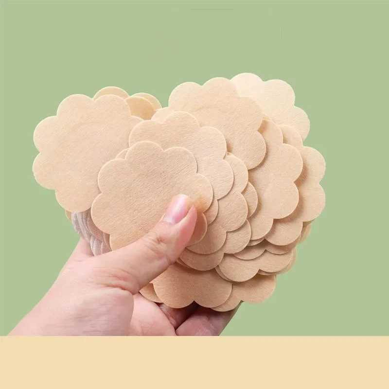 100pcs Womens Invisible Nipple Pasties Breast Lift Tape Overlays on Bra Stickers Chest One-off Nipple Covers Pads Accessories W250624