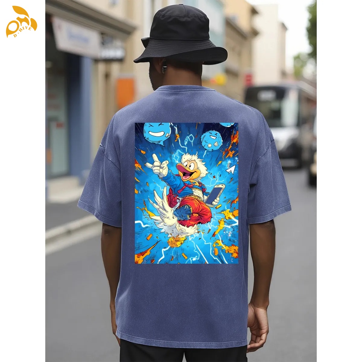 free shipping of customized super fashionable American General Heavyweight T-shirt 230g DTF with exquisite patterns from US