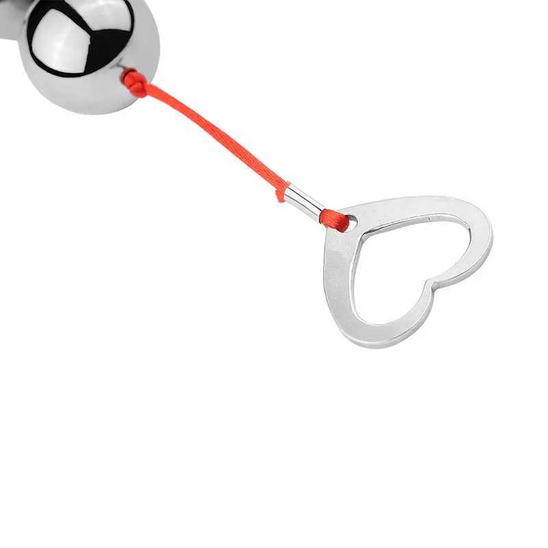 Metal Anal Plug Pull Beads Anal Toys for Men and Women Smooth Butt Plug Anal Bead Anal Dilator Adult Sex Toys W250624
