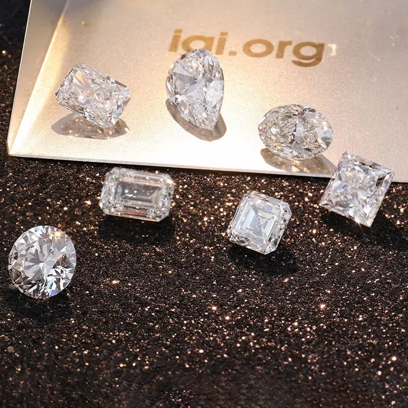 1-3CT IGI Certified VVS2 Lab Grown Diamond Loose CVD HPHT Fancy Cut Created Diamond Lab Grown Brilliant Diamond for Jewelry