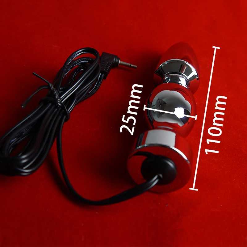 Electro Anal Butt Plug Sex Toys Electric Shock BDSM Vagina Anus Ass Dilator Electrostimulator Electrosex Electroshock Estim W250624