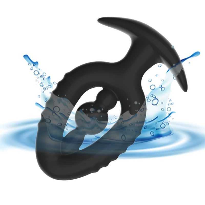 Hollow Anal Plug Anus Vagina Dilator Silicone Butt Plug Prostate Massage Sex Toys For Women Men Outdoor use G-point stimulation W250624