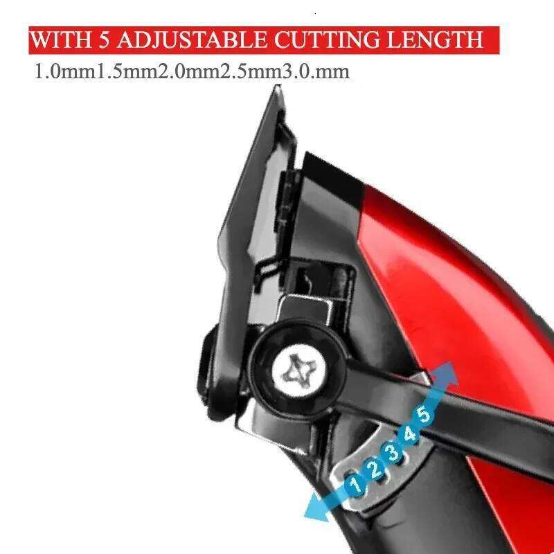 WMARK Ng-X1 High Speed Professional Hair Clippers Microchipped Magnetic Motor10000rpm 9V Motor,Barbers Haircut Kit Fade