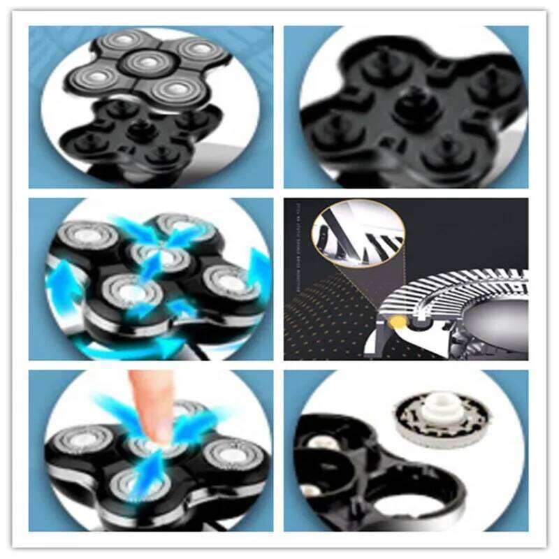 Washable Electric Men Balding Head Shaver For Man 5D Floating Razor Quick Charger Skull Shaving Hine Portable Baldhead Shave