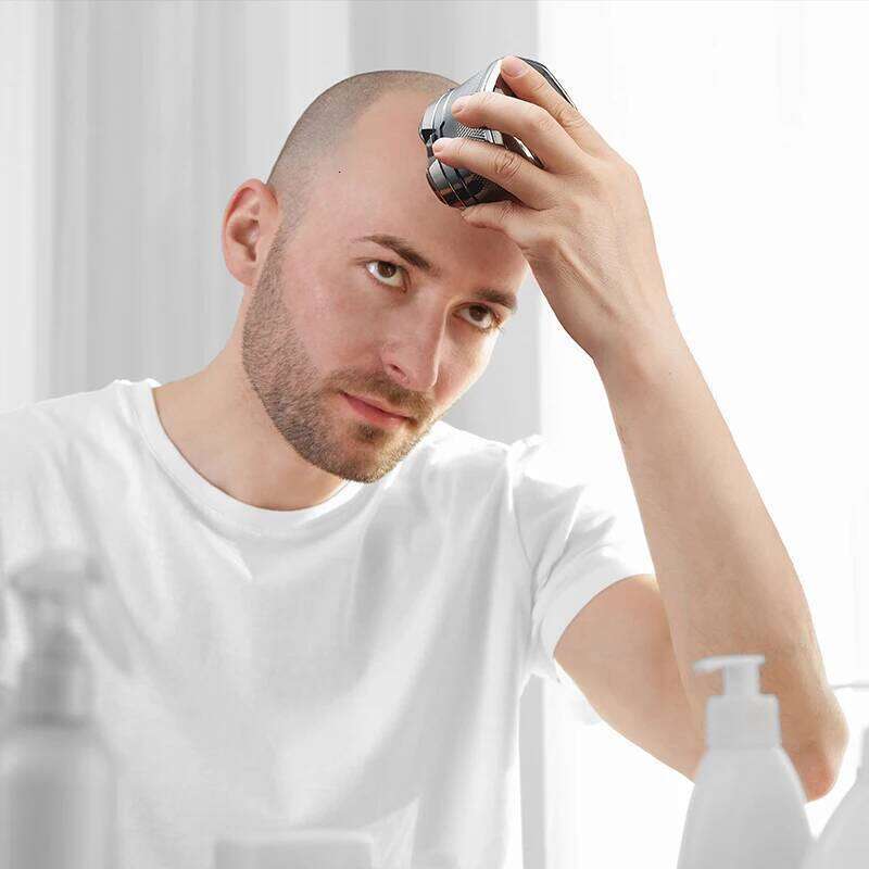 RESUXI Fk-8750 Electric Head Shaver For Bald Men 6D Magnetic Razor Trimmer Rechargeable LED Waterproof Face Hair Cutting