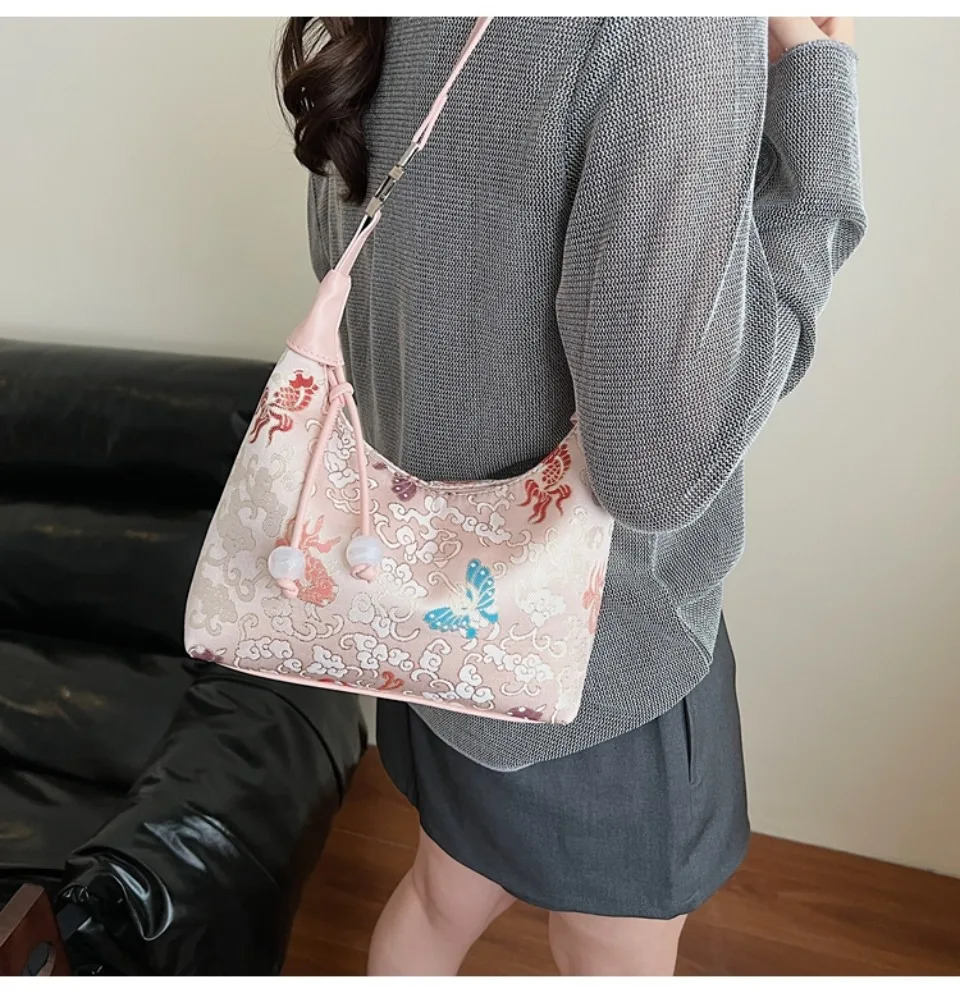 Embroidery Chinese Style Small Crossbody Bags for Women y ner Silk Handbags and Purses Shoulder Bag Sac a main 250624
