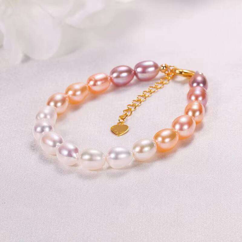 DHCollections Manufacturer Direct Sale Fashion Multi-Layer Beads Bracelet Adjustable Freshwater Pearl Beaded Bracelets
