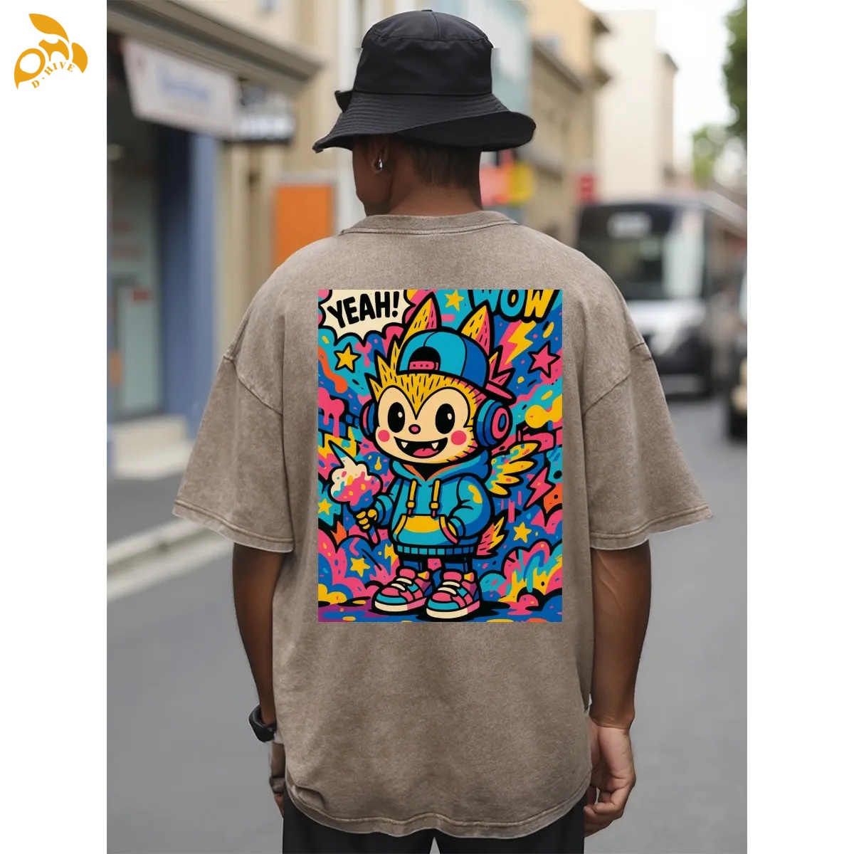 free shipping of customized American General Heavyweight T-shirt 230g DTF with exquisite patterns from US