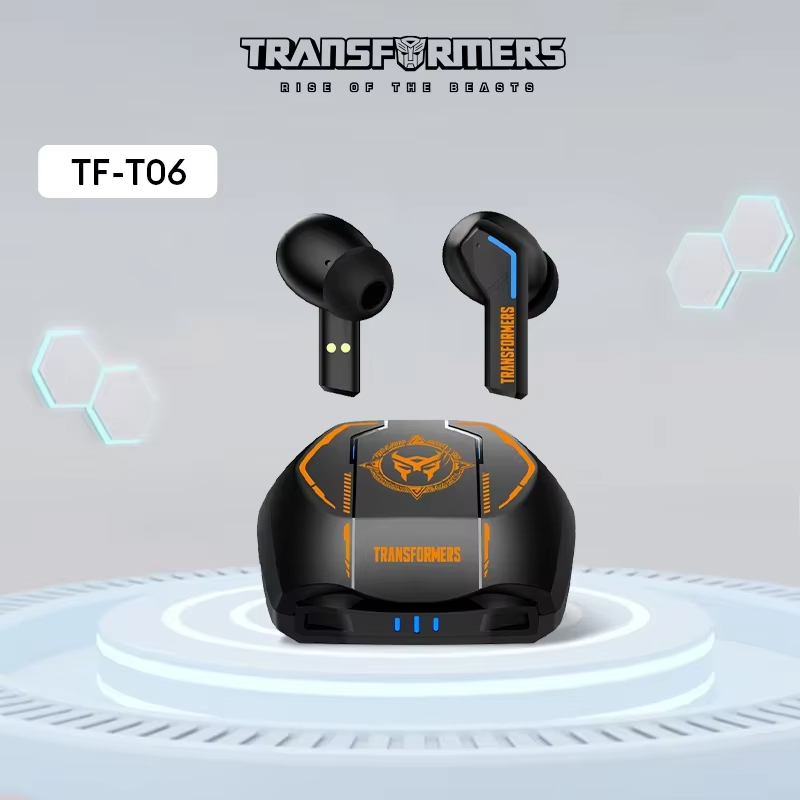 TRANSFORMERS In Ear Earphone Wireless Bluetooth 5.3 Mini Headphones HiFi Stereo Outdoor Sport Music Headset Long Standby TF-T06