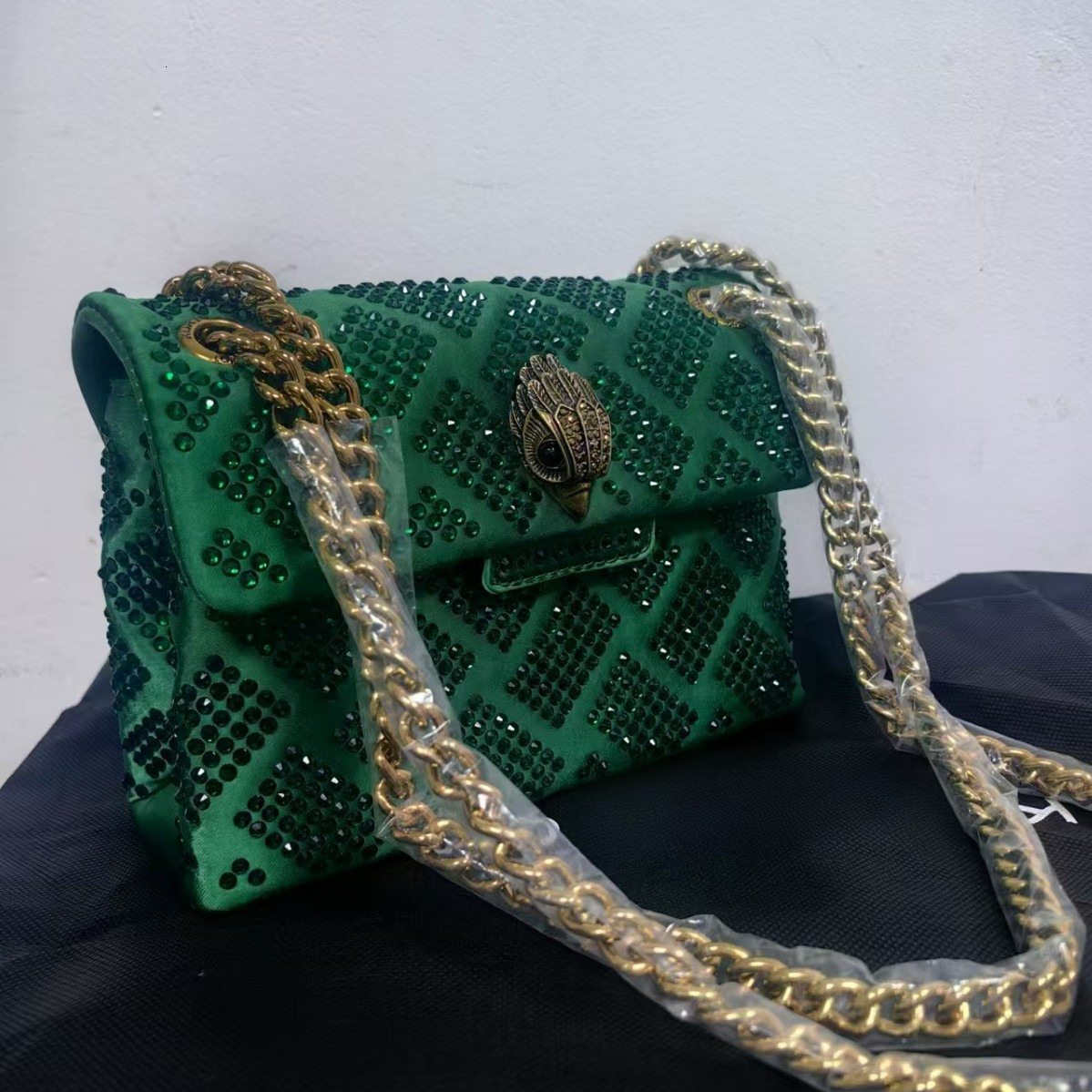 Top quality Brand High Quality New Style New Rhinestone Niche Versatile Single Shoulder Crossbody Bag Multicolor Vintage High-end New Free Delivery De