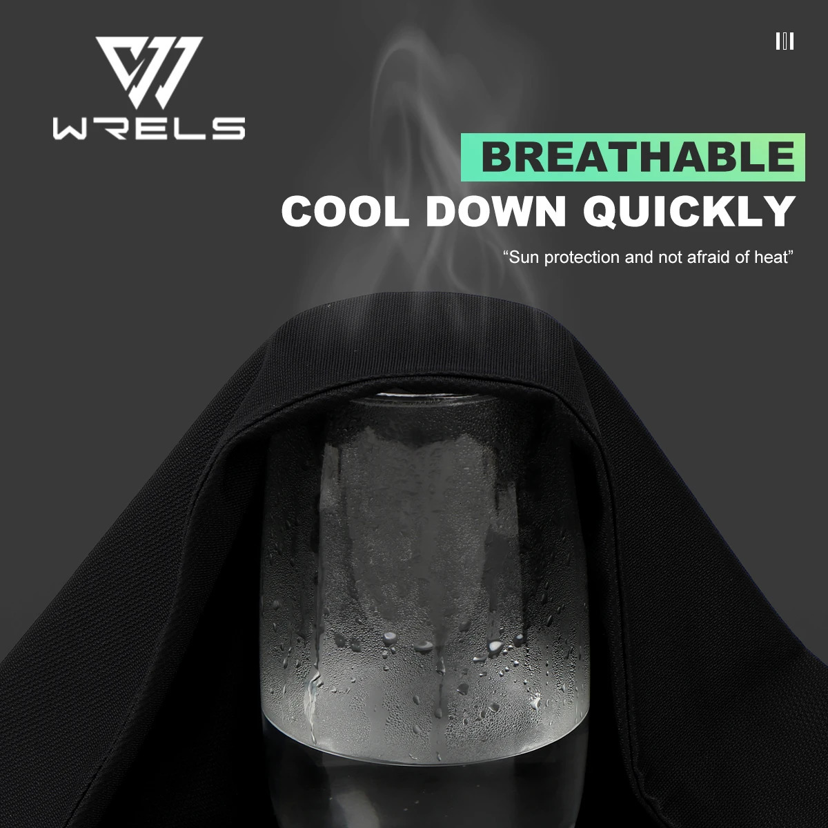 WRELS Ice Silk Sunscreen Mask Outdoor Cycling Face Cover Solid Color Neck Wrap UV Protection Ear Bandana Scarf Protection 250624