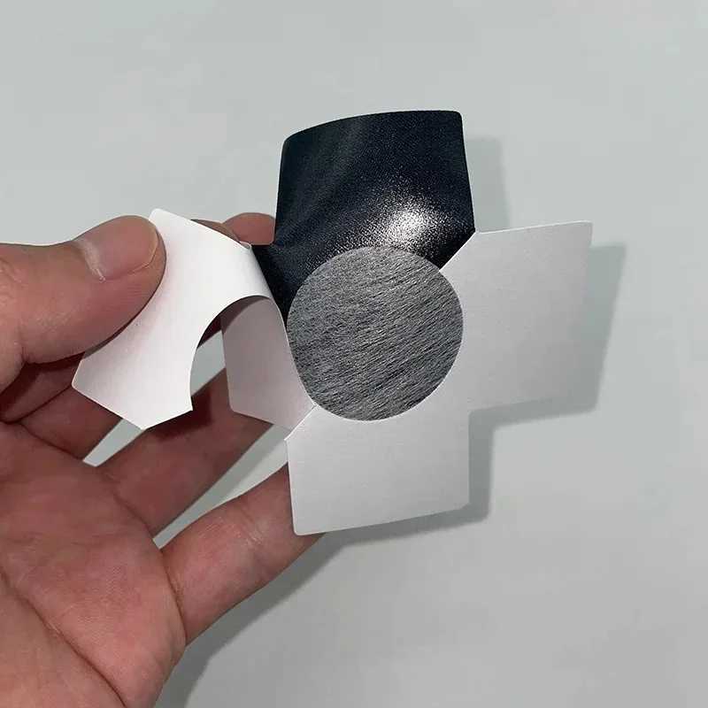 30 Pairs/60Pcs Hot Sexy Experience Cross/X Shape Disposable Self-Adhesive Disposable Satin Nipple Cover Breast Pasties Stickers W250624