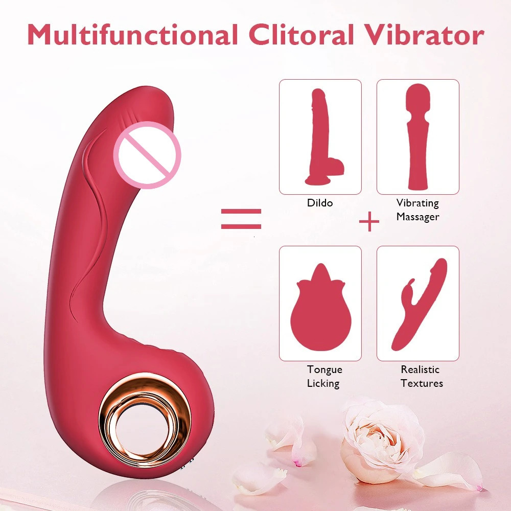 Tapping Flapping Massage Vibrator Silicone Material Realistic Dildo Massage Female Masturbation Sex Toys Adult for Women Couples 250624