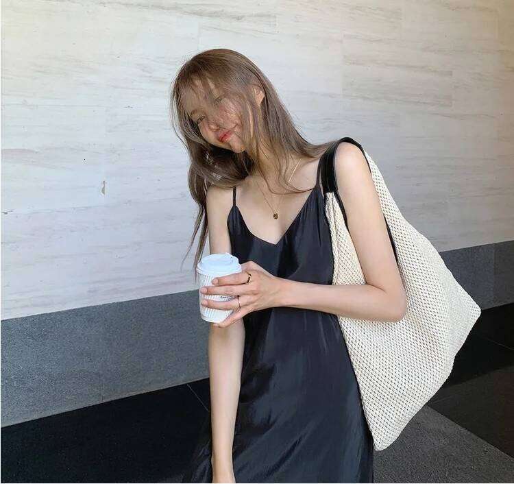 bags Fashion Rattan Women Shoulder Bags Wicker Woven Straw Bag Designer Handbags Large Capacity Tote Casaul Female Summer Beach Purse