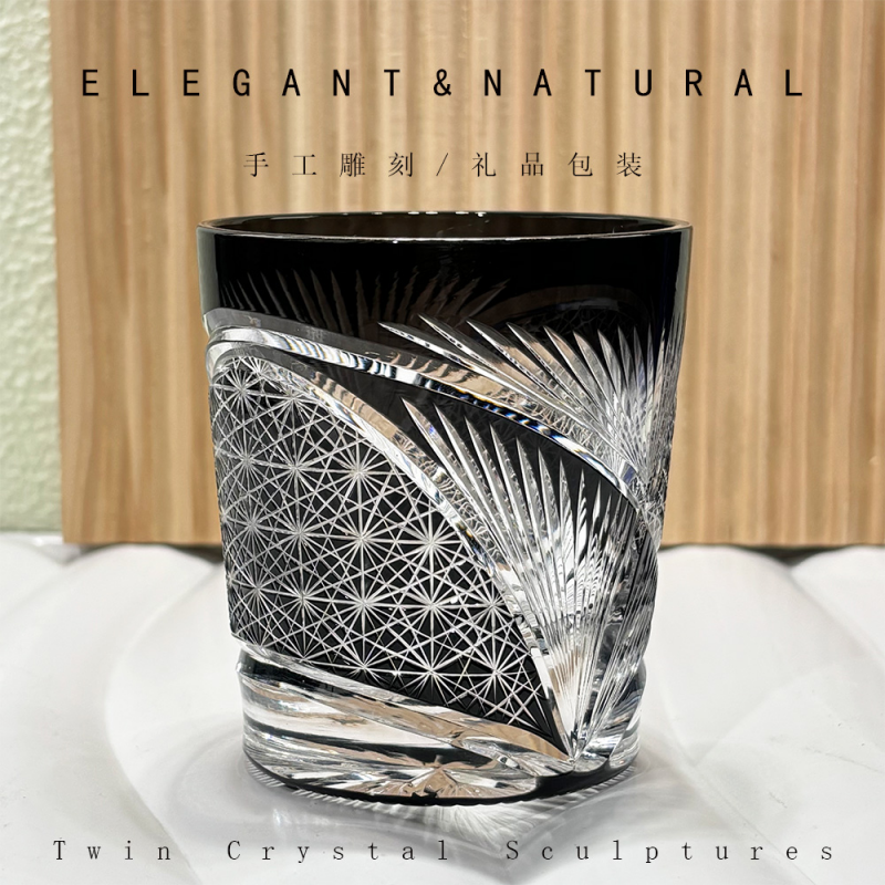 Daiju crystal glass, high-end water glass with high aesthetic value, whiskey and foreign wine glass, fashionable