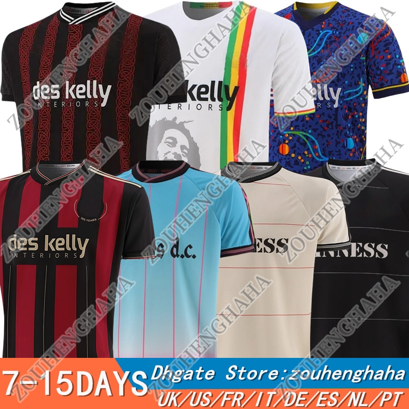 Bohemians 2025 135th Anniversary Football Jersey Shirts Kit 25 26 Fontaines Dc Home Away Third GK BLACK GUINNESS Soccer Jerseys PISZCZEK McDONNELL AKINTUNDE McDAID