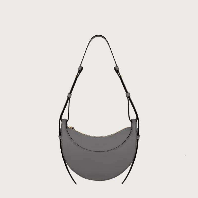2025 New Women Single-shoulder PU Leather Fashion Crescent-shaped Luxurious Design Ladies Crossbody Bag