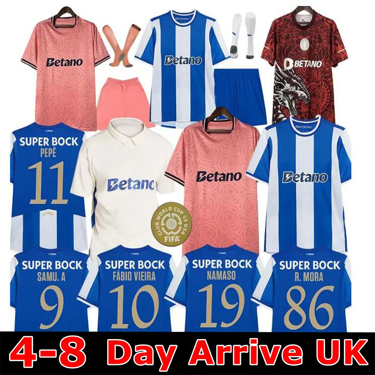 2025 2026 PORTO football jerseys SOWR fan tops T-shirts new dragon fans player version 25 26 CAMPEOES PEPE SERGIO OLIVEIRA MEHDI LUIS DIAZ MATHEUS goalkeeper kids