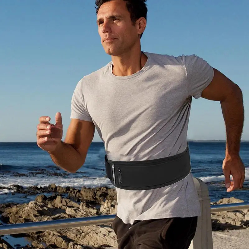 Slim Running Pouch Belt Adjustable Bag Waist Slim Fanny Pack Large Capacity Outdoor Sports Equipment Organizer Runners Pouch For 250624