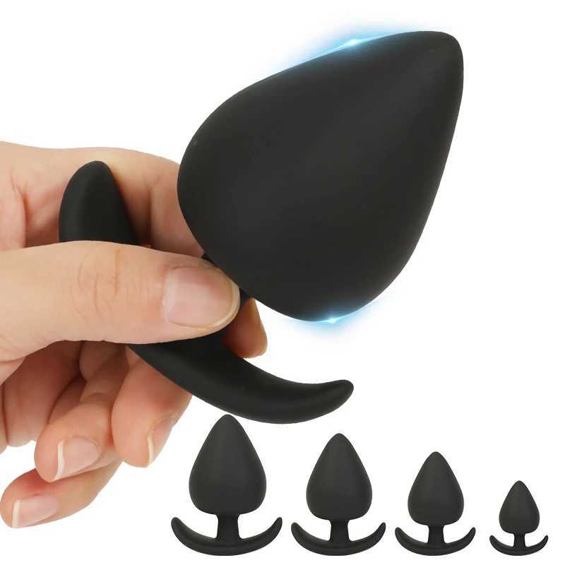 Anal Plug Safe Silicone Dildo Anal Butt Plugs G Spot Stimulation Unisex Wearable Stopper Adults Sex Toys for Men/Women W250624
