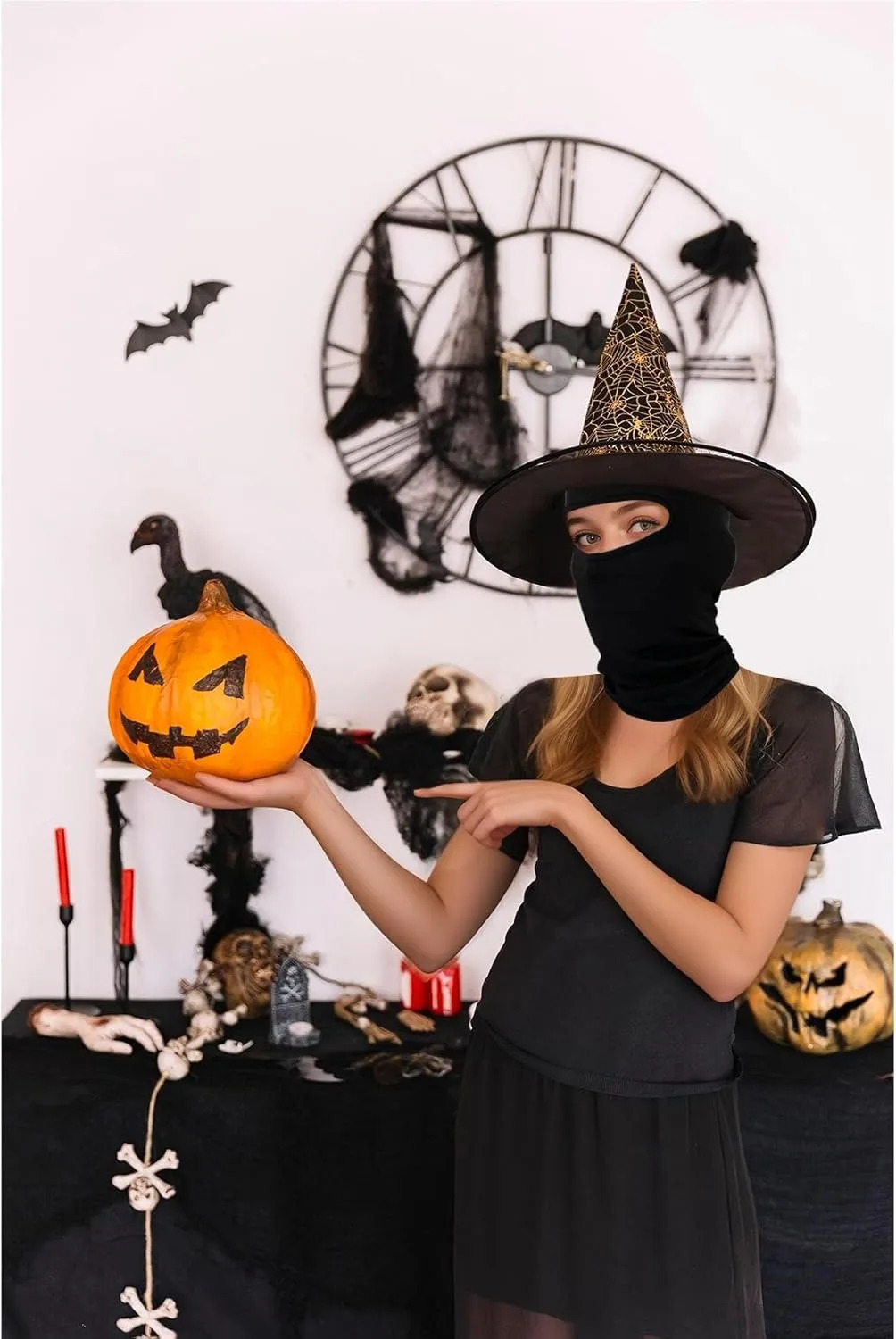 Balaclava Ski Mask Skull Face Mask Windproof Dustproof Breathable Soft Stretchable for Men Women 250624