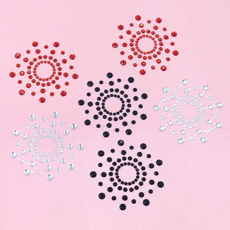 Female Fashion Invisible Nipple Cover Hollow Out Radioactive Women Intimates Accessories Tape Overlays on Bra Stickers Girls W250624