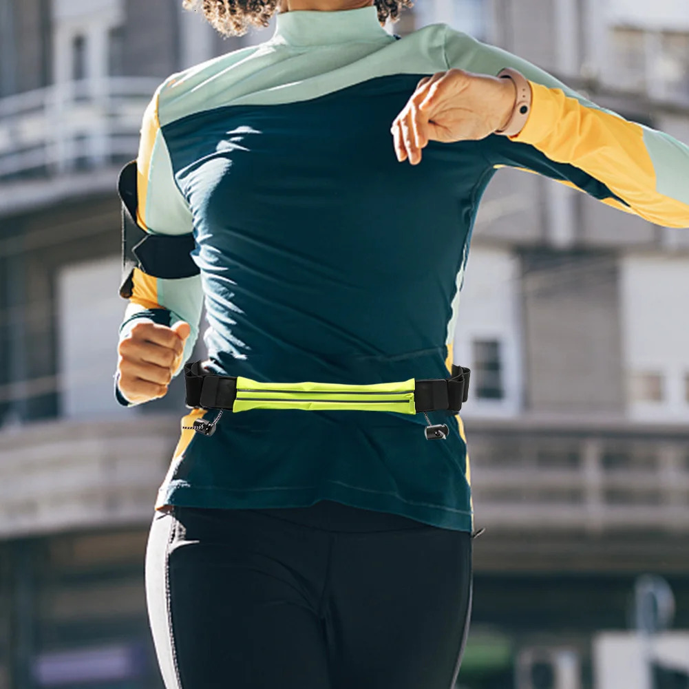 Running Belt Adjustable Runners Fanny Pack Phone Holder Waterproof Running Waist Bag Sports Waist Pack for Women Men 250624