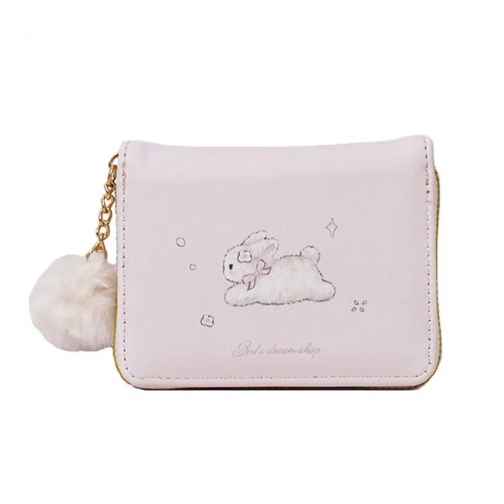 Cute PU Leather Coin Purse Waterproof Card Wallets Change Organizer for Students XJ250624