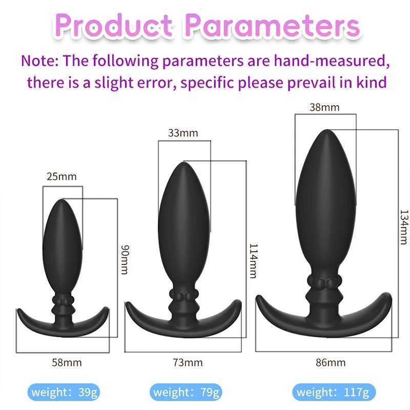 Silicone Metal Rolling Bead Anal Plug Wearable Butt Plug Stimulation Anus Masturbator G-Spot Massage BDSM Sex Toys for Men Women W250624